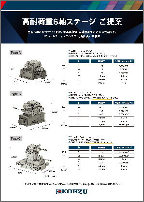 高耐荷重6軸ステージ ご提案